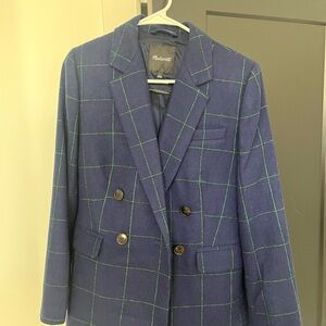 Madewell Rosedale Blazer in Plaid
